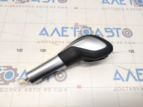 Gear knob Ford Fiesta 11-19 rubber, chrome, scratch, small bumps