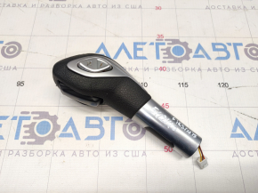 Gear knob Ford Fiesta 11-19 rubber, chrome, scratch, small bumps