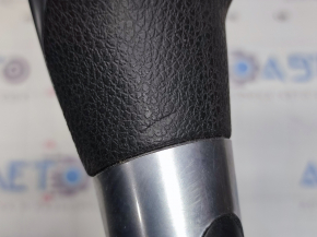 Gear knob Ford Fiesta 11-19 rubber, chrome, scratch, small bumps