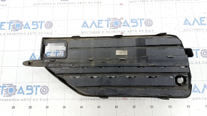 Front bumper grille right Volvo XC90 16-19 with chrome molding for parking sensors