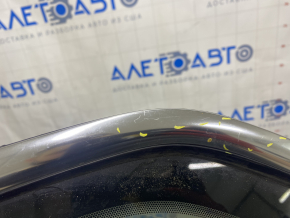 Window blind glass rear left Ford C-max MK2 13-18 one chrome, scratches on chrome, scratches on glass