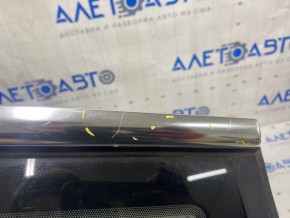 Window blind glass rear left Ford C-max MK2 13-18 one chrome, scratches on chrome, scratches on glass
