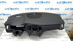 Torpedo front panel without AIRBAG Volvo XC90 16-22 for projection, black