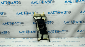Center pillar trim belt right Audi Q7 16- black, worn