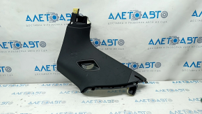 Right rear window trim Audi Q7 16- black, scratches, tears
