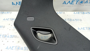 Right rear window trim Audi Q7 16- black, scratches, tears