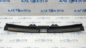 Volvo XC90 16-22 black boot opening trim with metal inserts, scratches