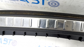 Volvo XC90 16-22 black boot opening trim with metal inserts, scratches