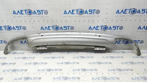 Rear bumper trim lower Volvo XC90 16-22 chrome tips without towbar, for parking sensors, scratches, dented
