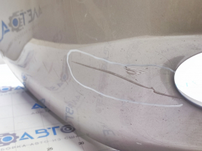 Bare front bumper Lexus ES350 07-09 for parking sensors, silver, non-factory holes, scratches, tear