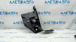 Front pillar trim left lower Audi Q7 16- black, scratches