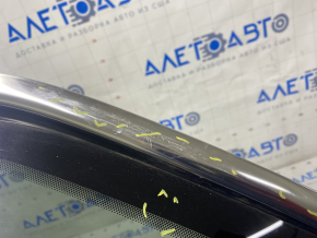 Window blind glass rear right Ford Escape MK3 13-19 chrome scratches on chrome, scratches on glass