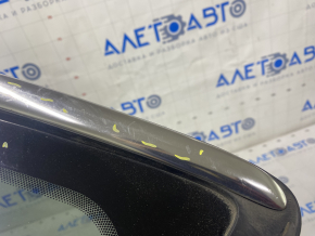 Window blind glass rear right Ford Escape MK3 13-19 chrome scratches on chrome, scratches on glass