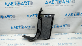 Front pillar trim right lower Audi Q7 16- black, scratches, broken fastener