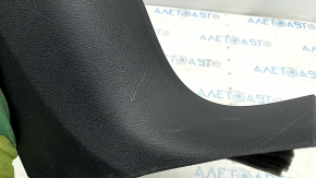Front pillar trim right lower Audi Q7 16- black, scratches, broken fastener