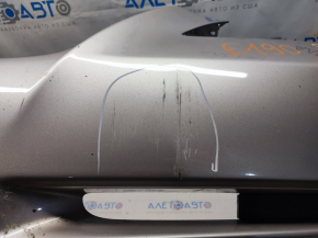 Bare front bumper Lexus ES350 07-09 for parking sensors, silver, non-factory holes, scratches, tear