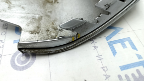 Volvo XC90 16-19 front bumper lip trim is dented, scratches, fasteners are broken