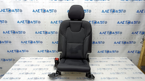 Rear row of seats left 3 row Volvo XC90 16-22 leather black