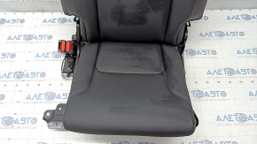 Rear row of seats left 3 row Volvo XC90 16-22 leather black