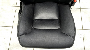 Passenger seat Volvo XC90 16-17 with airbag, electric, leather black, scratches, missing seat belt fastening pad