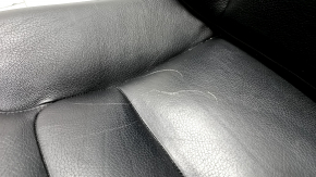 Passenger seat Volvo XC90 16-17 with airbag, electric, leather black, scratches, missing seat belt fastening pad