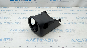 Steering column cover Audi Q7 16- black, broken guide