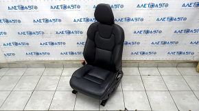 Driver's seat Volvo XC90 16-17 with airbag, electric, leather black, scratches, missing seat belt fastening pad