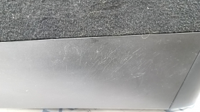 Central console armrest and cup holders Volvo XC90 16-22 leather black, scratches