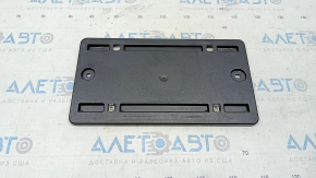 Audi Q7 16 trunk door license plate area - fasteners drilled out