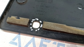Audi Q7 16 trunk door license plate area - fasteners drilled out