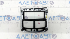 Rear center console trim Volvo XC90 16-22 black gloss