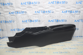 Console central armrest and cup holders Honda Insight 19-22 black, armrest cloth, scratches, for dry cleaning