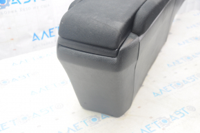 Console central armrest and cup holders Honda Insight 19-22 black, armrest cloth, scratches, for dry cleaning