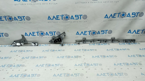 Audi Q7 16 front panel inserts - aluminum, quattro, cracks in fasteners, pressed