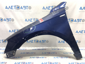 Front left wing VW Passat b7 12-15 USA blue LH5X, dents, rust, broken mount