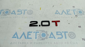 Emblem inscription 2.0T tailgate Audi Q7 16-18 painted