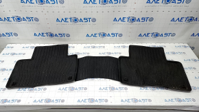 Set of floor mats Volvo XC90 16-22 for 3rd row, rubber
