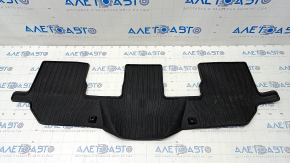 Set of floor mats Volvo XC90 16-22 for 3rd row, rubber