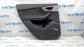 Door trim card rear left Audi Q7 16-19 leather black BOSE, butt