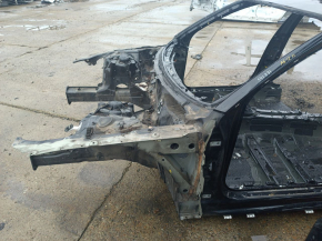 Front left quarter Audi A6 C7 12-18 black, on the body
