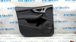 Door trim card front left Audi Q7 16-19 leather black BOSE