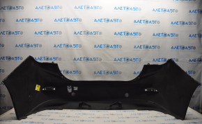 Rear bumper bare Mazda 3 14-18 BM graphite, tears, cracks, scratches