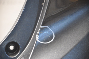 Rear bumper bare Mazda 3 14-18 BM graphite, tears, cracks, scratches