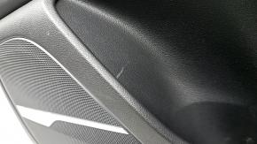 Door trim card front right Audi Q7 16-19 leather black BOSE, scratches