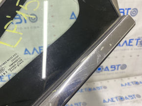 Window blind glass rear right Hyundai Sonata 15-17 petrol, scratches on chrome, scratches on glass