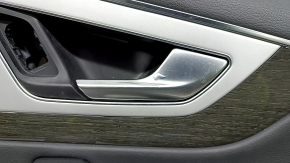 Door trim card rear right Audi Q7 16-19 leather black BOSE, tears, chrome swelled