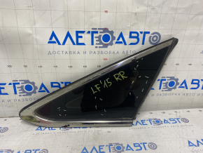 Window blind glass rear right Hyundai Sonata 15-17 petrol, scratches on chrome, scratches on glass