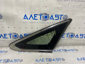 Window blind glass rear right Hyundai Sonata 15-17 petrol, scratches on chrome, scratches on glass
