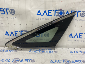 Window blind glass rear right Hyundai Sonata 15-17 petrol, scratches on chrome, scratches on glass