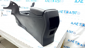 Central console armrest and cup holders Ford Escape MK3 17- leather black. scratches